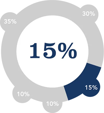 Length of Credit History 15%